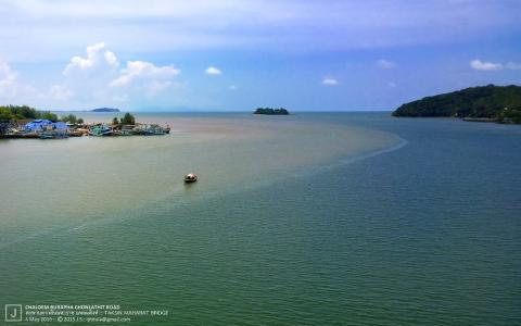 Laemsing Thailand coastline and ocean