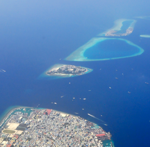 Aerial view of Malé 