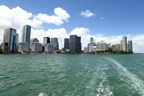 Miami skyline view
