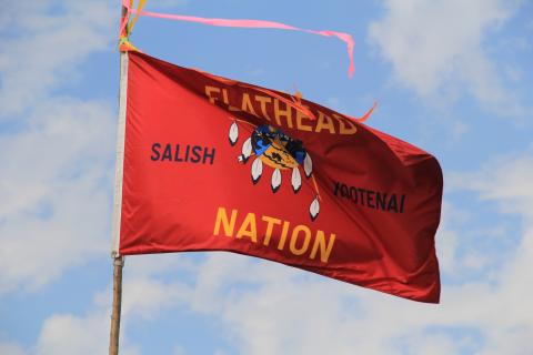 The Confederated Salish and Kootenai Flathead Nation Flag